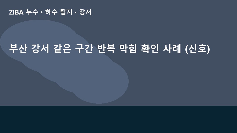 부산 강서 같은 구간 반복 막힘 확인 사례 (신호)